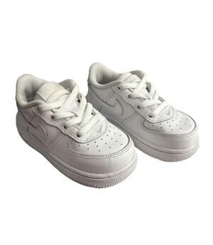 Nike Air Force 1 Low Toddler Kids 7C White Athletic Leather Sneakers 314194-117